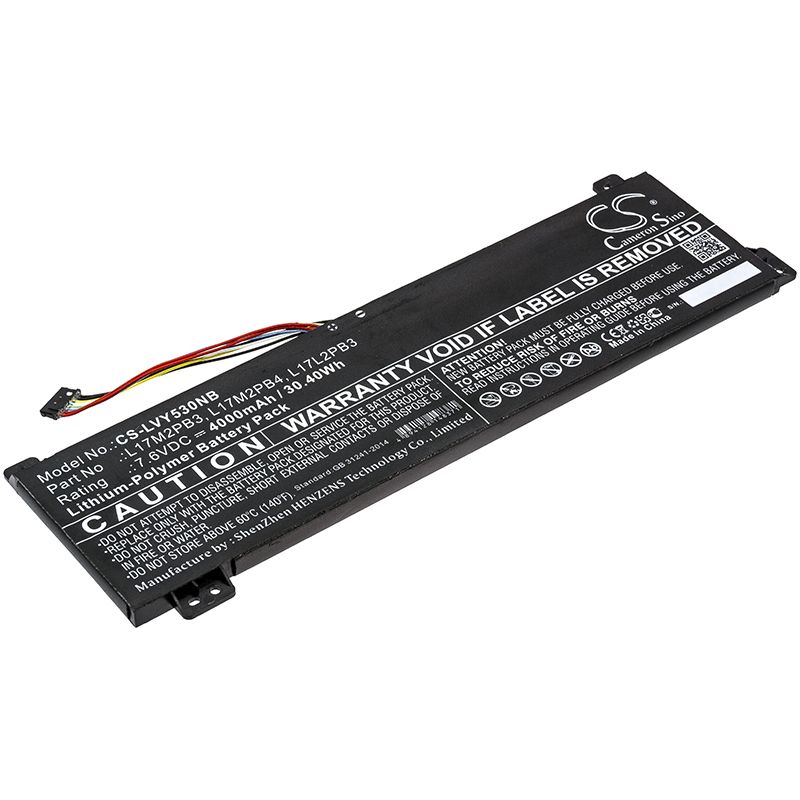 Li-Polymer Battery fits Lenovo, Yoga V330-15, Yoga V530-14 7.6V, 4000mAh Notebook & Laptop Cameron Sino Technology Limited