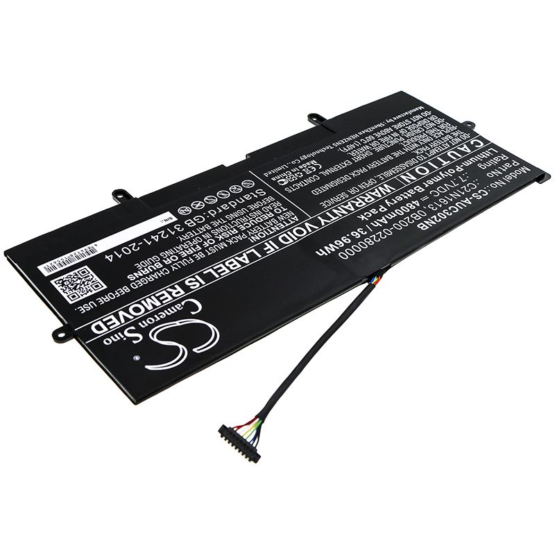 Li-Polymer Battery fits Asus, C302ca, C302ca-0041a6y30 7.7V, 4800mAh Notebook & Laptop Cameron Sino Technology Limited