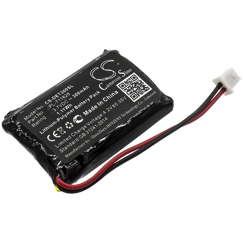 Li-Polymer Battery fits Educator, 300tstransmitter, Et-300-lreceiver, Et-300receiver 3.7V, 300mAh Dog Collar Cameron Sino Technology Limited