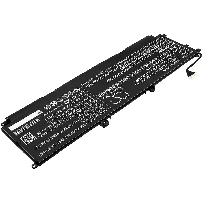 Li-Polymer Battery fits Hp, Envy 13-ad000, Envy 13-ad001no 11.55V, 4350mAh Notebook & Laptop Cameron Sino Technology Limited