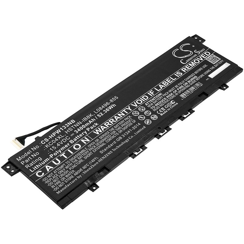 Li-Polymer Battery fits Hp, Envy 13 Ah0001nk, Envy 13-ag0005ng 15.4V, 3400mAh Notebook & Laptop Cameron Sino Technology Limited