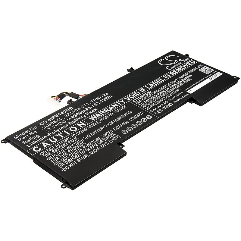 Li-Polymer Battery fits Hp, 2ex78pa, 2ex79pa 7.7V, 6900mAh Notebook & Laptop Cameron Sino Technology Limited
