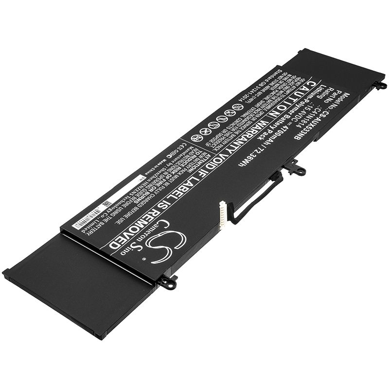 Li-Polymer Battery fits Asus, Bx533fd, Rx533 15.4V, 4700mAh Notebook & Laptop Cameron Sino Technology Limited