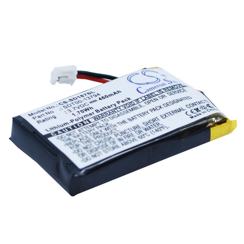 Li-Polymer Battery fits Sportdog, Sd-1875, Sd-1875 Remote Beeper, Sd-1875 Uplandhunter Remote Beeper 3.7V, 460mAh Dog Collar Cameron Sino Technology Limited