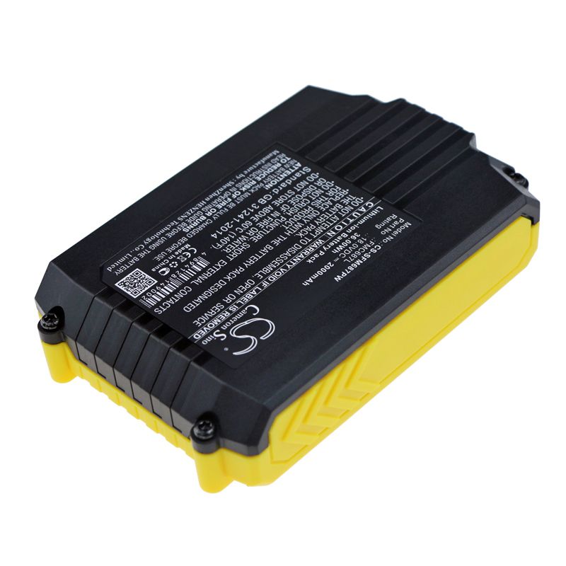 Li-ion Battery fits Stanley, Fmc625d2, Fmc645d2 18.0V, 2000mAh Power Tools Cameron Sino Technology Limited