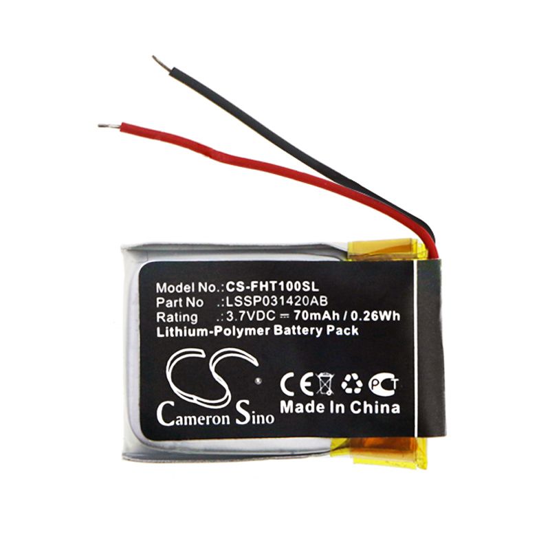 Li-Polymer Battery fits Fitbit, Charge Hr 3.7V, 70mAh Smartwatch Cameron Sino Technology Limited