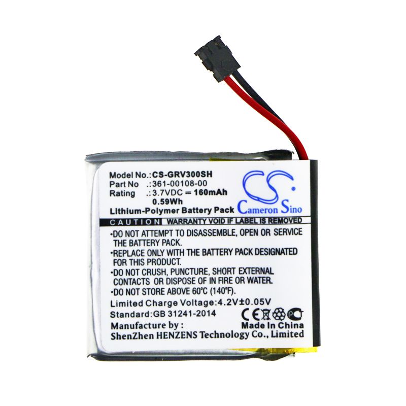 Li-Polymer Battery fits Garmin, Vivoactive 3 3.7V, 160mAh Smartwatch Cameron Sino Technology Limited