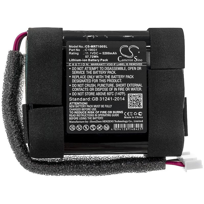 Li-ion Speaker Battery fits Marshall, Tufton 11.1V, 5200mAh Speaker Cameron Sino Technology Limited