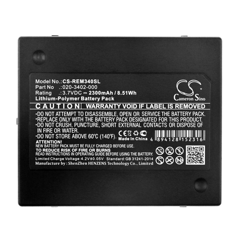 Li-Polymer Battery fits Rae, Qrae Ii, Qrae Ii Gas Monitor Detector 3.7V, 2300mAh Equipment & Survey & Test Cameron Sino Technology Limited