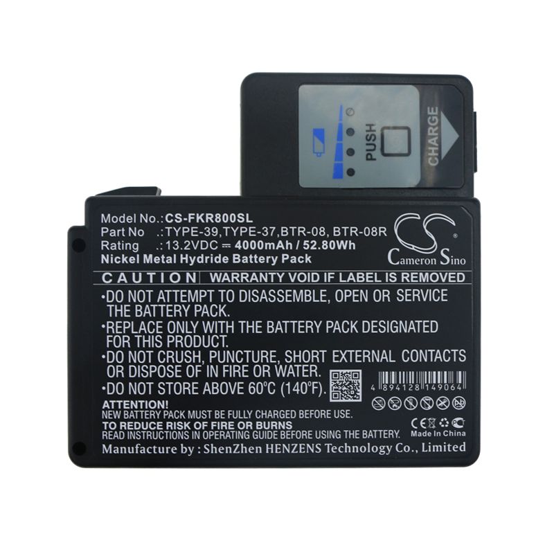 Ni-MH Battery fits Fujikura, Arc Fusion Splicer, Fsm-18r 13.2V, 4000mAh Equipment & Survey & Test Cameron Sino Technology Limited