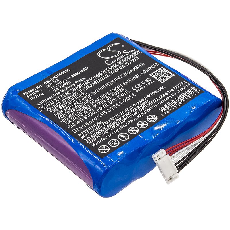 Li-ion Battery fits Nissin, Kf4, Kf4a 11.1V, 2600mAh Equipment & Survey & Test Cameron Sino Technology Limited
