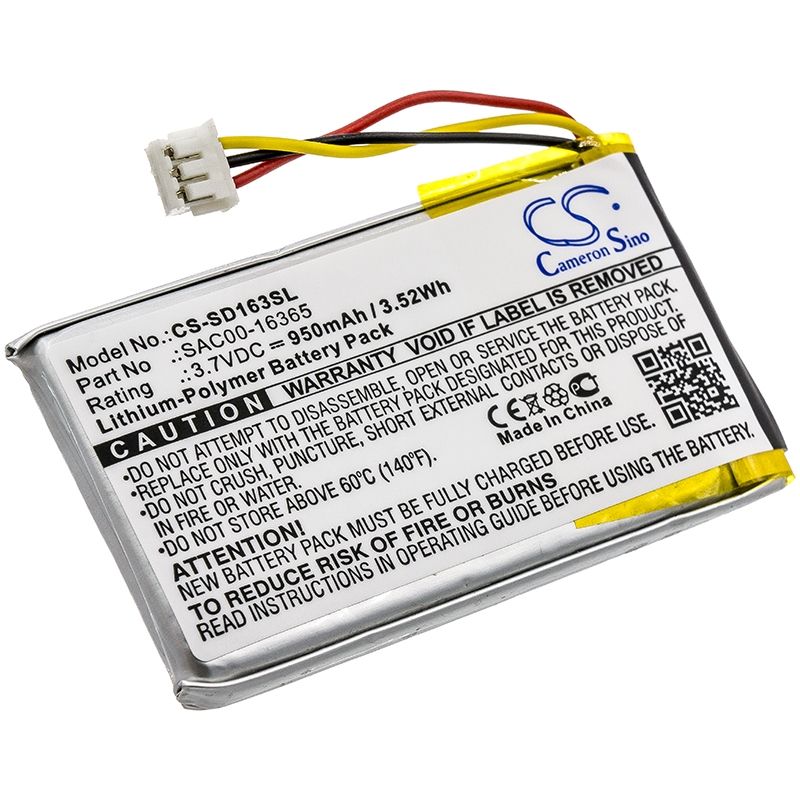 Li-Polymer Battery fits Sportdog, Bird Launcher Receiver, Contain, Df-ct 3.7V, 950mAh Dog Collar Cameron Sino Technology Limited