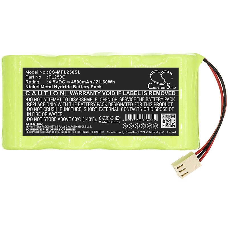 Ni-MH Battery fits Metland, Fl250hv, Fl250va-n 4.8V, 4500mAh Equipment & Survey & Test Cameron Sino Technology Limited