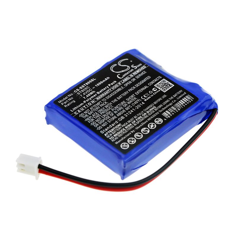 Li-Polymer Battery fits Senter, St805c 7.4V, 1000mAh Equipment & Survey & Test Cameron Sino Technology Limited