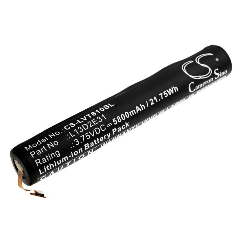 Li-ion Battery fits Lenovo, Ideapad B6000, Yoga Tablet 8 3.75V, 5800mAh Tablet Cameron Sino Technology Limited