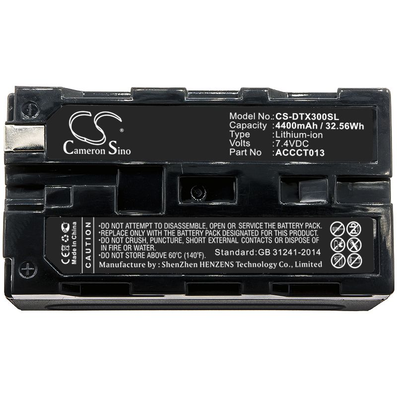 Li-ion Thermal Camera battery fits Drager, Talisman Elite Lite X3, Talismann X3 7.4V, 4400mAh Thermal Camera Cameron Sino Technology Limited