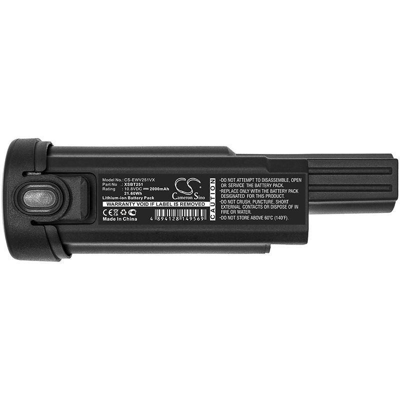 Li-ion Battery fits Shark, Wv251, Wv251uk 10.8V, 2000mAh Vacuum Cameron Sino Technology Limited