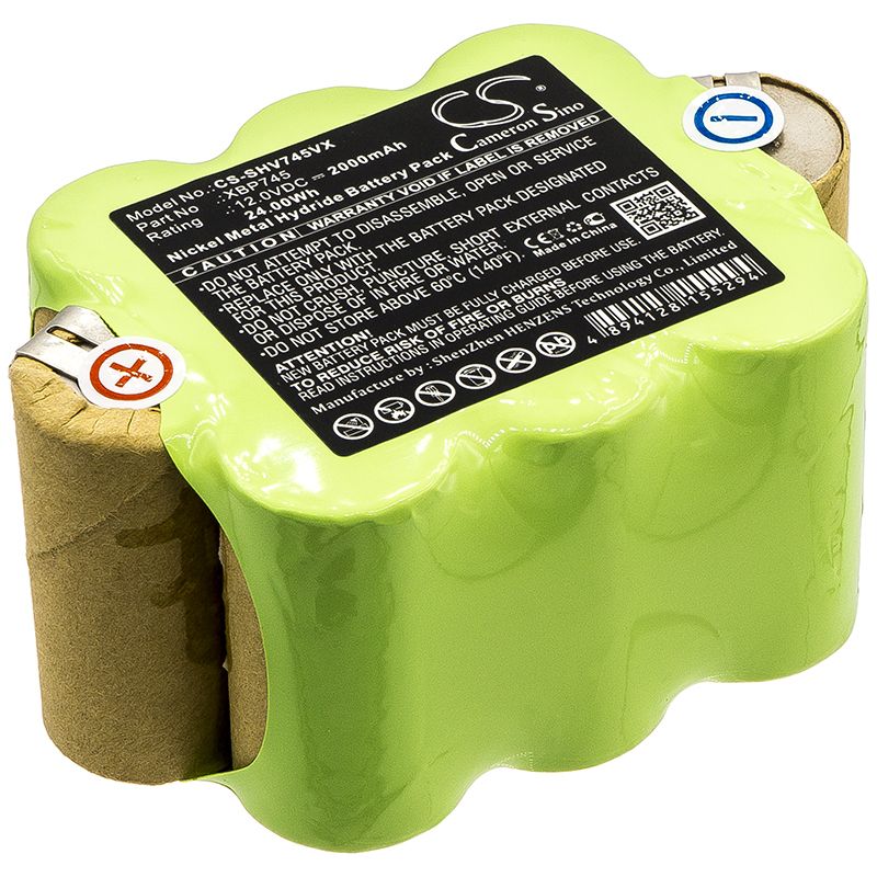 Ni-MH Battery fits Shark, Sv745 12.0V, 2000mAh Vacuum Cameron Sino Technology Limited