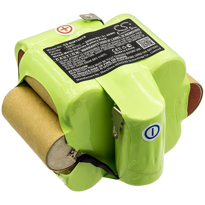Ni-MH Battery fits Shark, 1010fk, Ep750 15.6V, 2000mAh Vacuum Cameron Sino Technology Limited