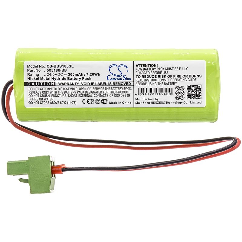 Ni-MH Battery fits Besam, Automatische Turoffnung Emc, Automatische Turoffnung Emcm, Automatische Turoffnung Eu-eud 24.0V, 300mA Door Lock Cameron Sino Technology Limited