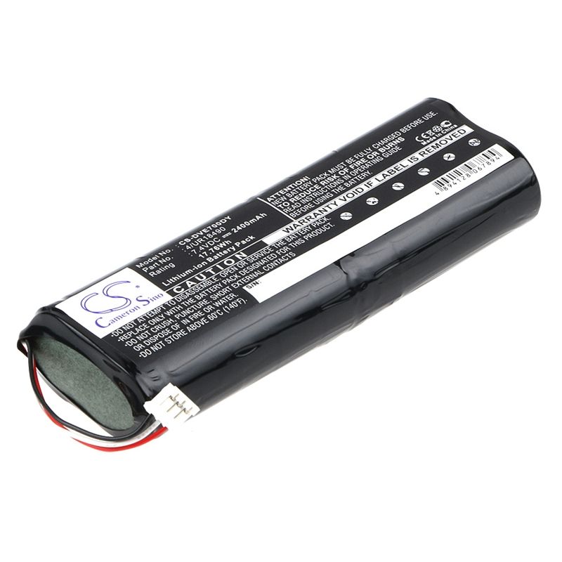 Li-ion Battery fits Sony, D-ve7000s, Sony 7.4V, 2400mAh DVD Player Cameron Sino Technology Limited