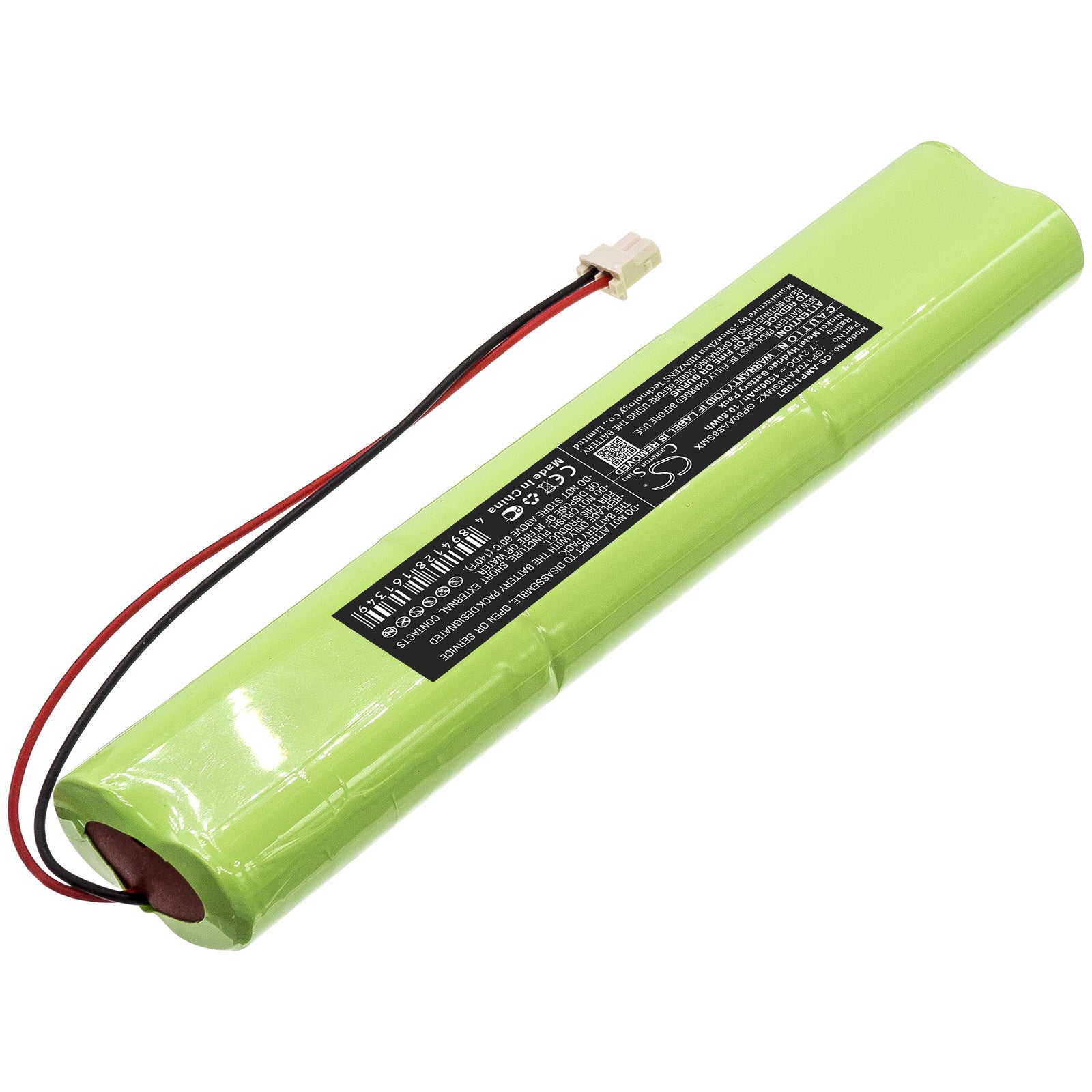 Ni-MH Battery fits Aem, Gp170aah6smxz, Gp60aas6smx 7.2V, 1500mAh Alarm System Cameron Sino Technology Limited