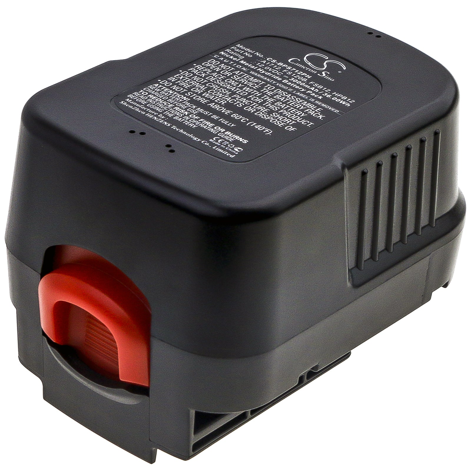 Ni-MH Battery fits Black & Decker, A12, A12ex, A12-xj, A1712, B-8315, Bd1204l, Bd-1204l, Bpt1047, Fs120b, Fs120bx, Fsb12, Hpb12, Power Tools Cameron Sino Technology Limited