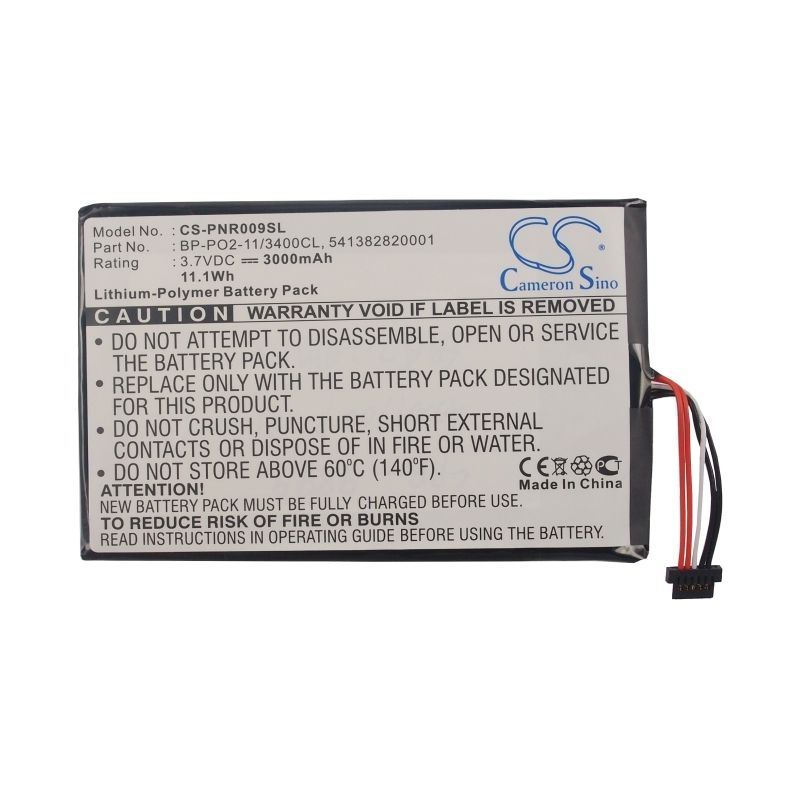 Li-Polymer Battery fits Pandigital, Novel 9, R90l200, Supernova Dlx 8 3.7V, 3000mAh E-book & E-reader Cameron Sino Technology Limited