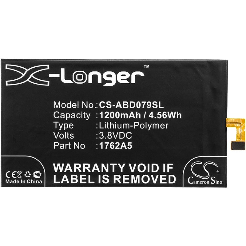 Li-Polymer Battery fits Amazon, Kindle Oasis 8th Charging Cover, Amazon 3.8V, 1200mAh Computer Cameron Sino Technology Limited
