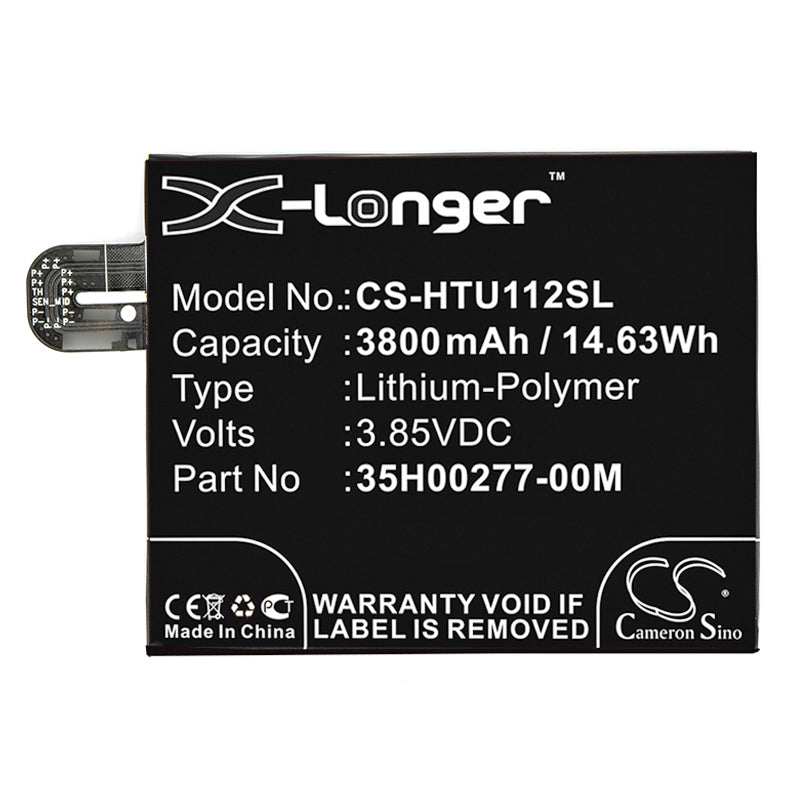 Li-Polymer Battery fits Htc, 35h00277-00m 3.85V, 3800mAh Mobile & SmartPhone Cameron Sino Technology Limited