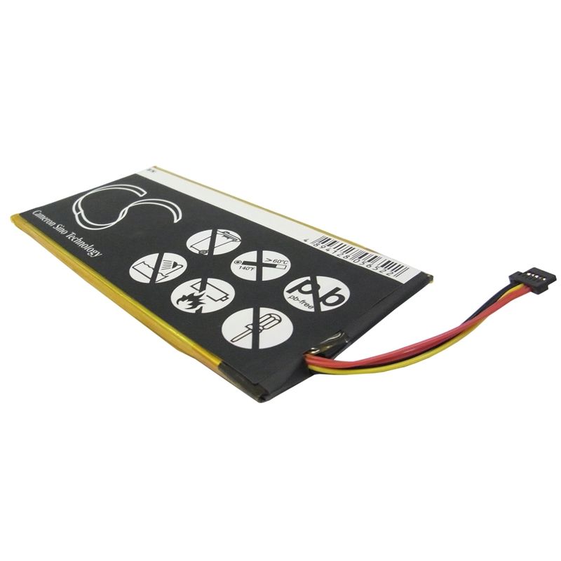 Li-Polymer Battery fits Pandigital, Novel 7, Prd07t20wbl1, 3.7V, 2900mAh E-book & E-reader Cameron Sino Technology Limited