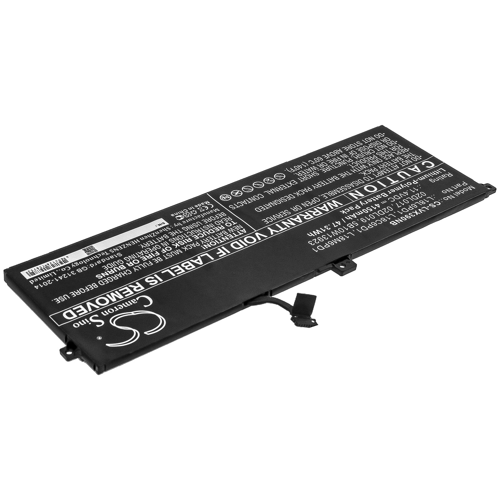 Li-Polymer Battery fits Lenovo, 02dl017, 02dl019, 5b10w13923, L18c6pd1, L18l6pd1, L18m6pd1, Sb10k97655, Sb10k97657, Sb10t83166, Notebook & Laptop Cameron Sino Technology Limited