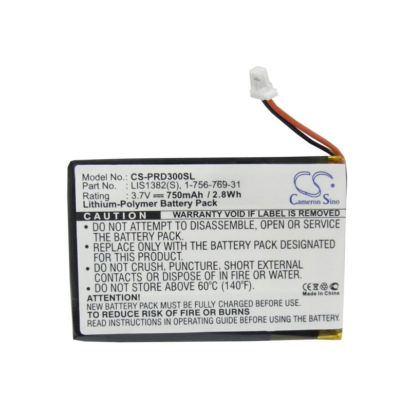 Li-polymer Battery Fits Sony, Prs-300, Prs-300bc, Prs-300rc 3.7v, 750mah E-book & E-reader Cameron Sino Technology Limited