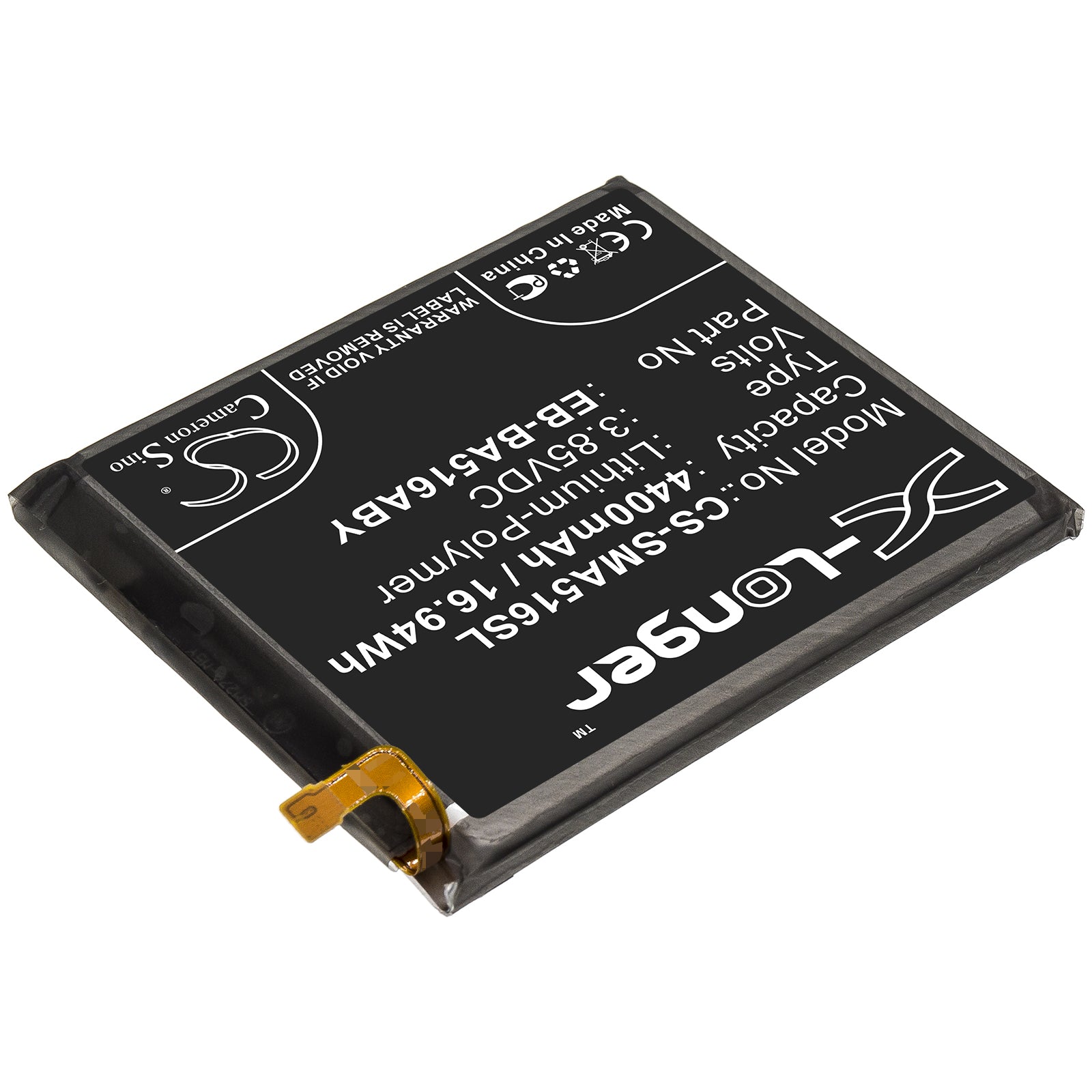 Li-Polymer Battery fits Samsung, Eb-ba516aby, Gh82-22889a 3.85V, 4400mAh Mobile & SmartPhone Cameron Sino Technology Limited