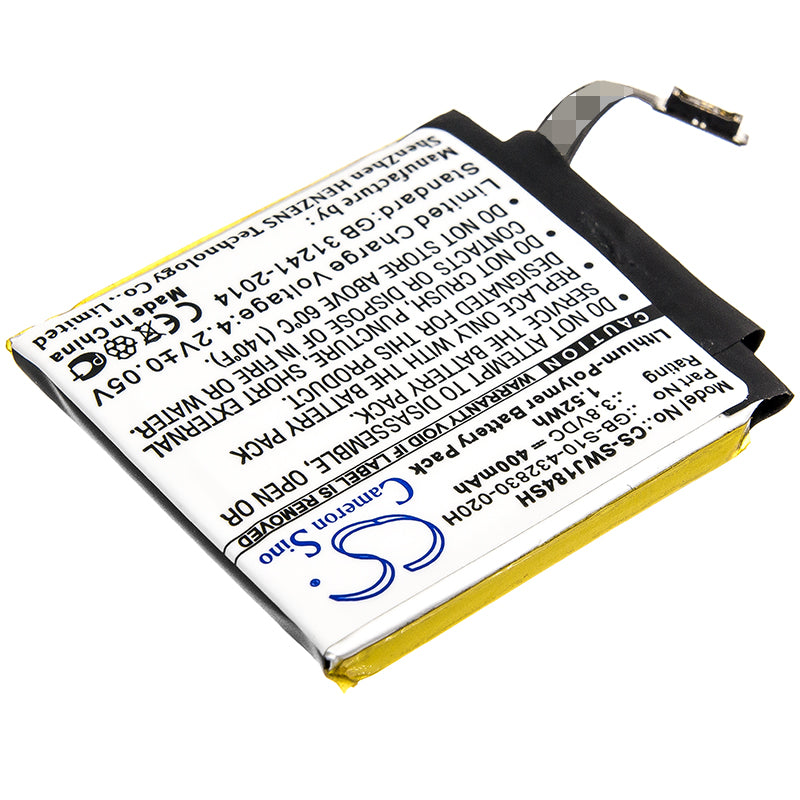 Li-Polymer Battery fits Sony, Gb-s10-432830-020h 3.8V, 400mAh Home Electronics Cameron Sino Technology Limited