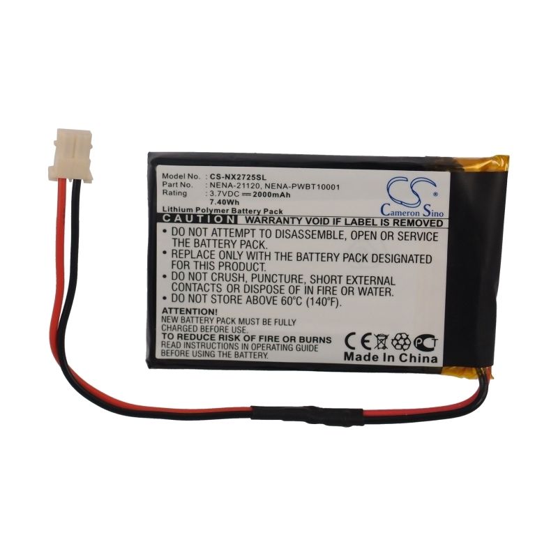 Li-polymer Battery Fits Nexto, Di Nd 2725, Di Nd2700, 3.7v, 2000mah Storage Cameron Sino Technology Limited