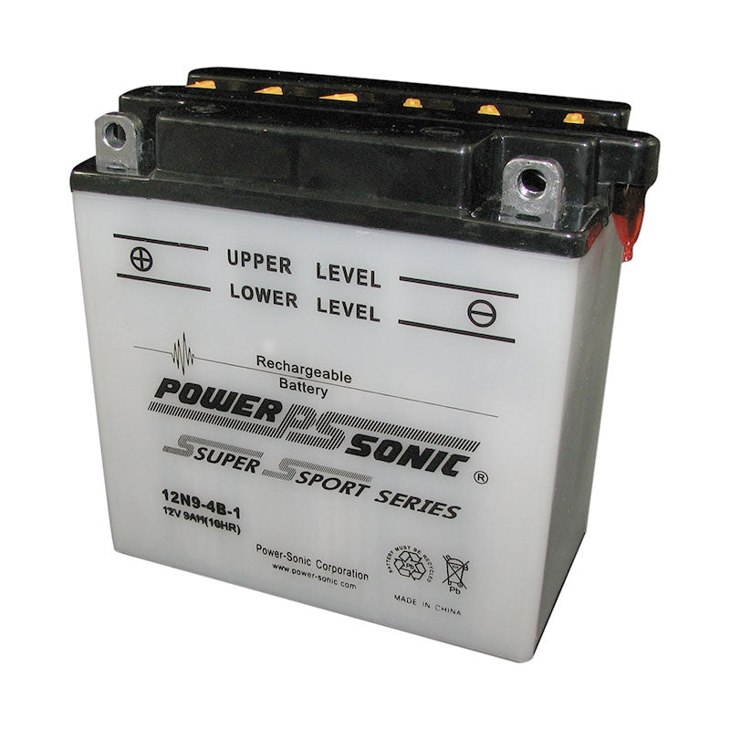 Power Sonic 12N9-4B-1 12V-9Ah-130 cca Powersports Battery Powersports Batteries Power Sonic