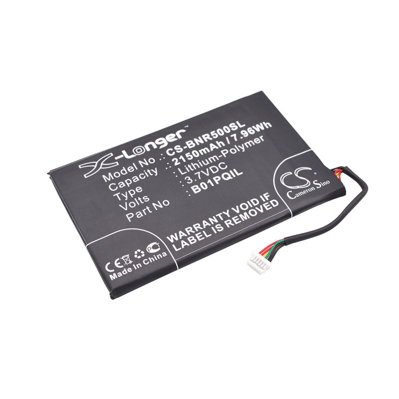 Li-Polymer Battery fits Barnes & Noble, Bnrv500, Glowlight Wifi, Nook Glowlight 3.7V, 2150mAh E-book & E-reader Cameron Sino Technology Limited