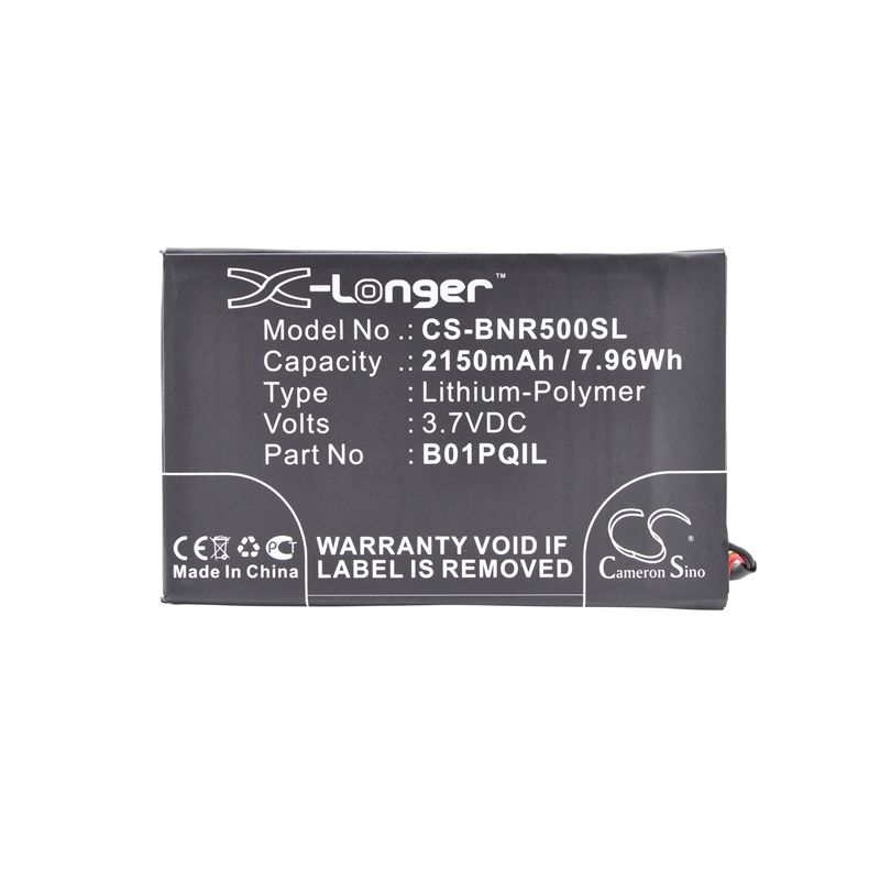 Li-Polymer Battery fits Barnes & Noble, Bnrv500, Glowlight Wifi, Nook Glowlight 3.7V, 2150mAh E-book & E-reader Cameron Sino Technology Limited