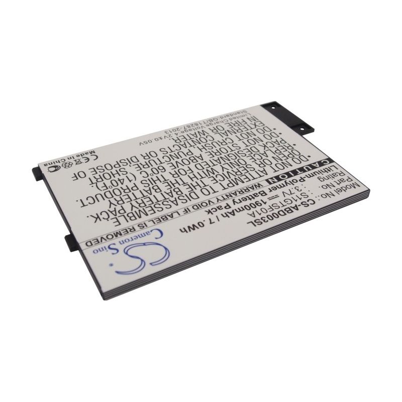 Li-polymer Battery Fits Amazon, Kindle 3, Kindle 3 Wi-fi, Kindle 3g 3.7v, 1900mah E-book & E-reader Cameron Sino Technology Limited