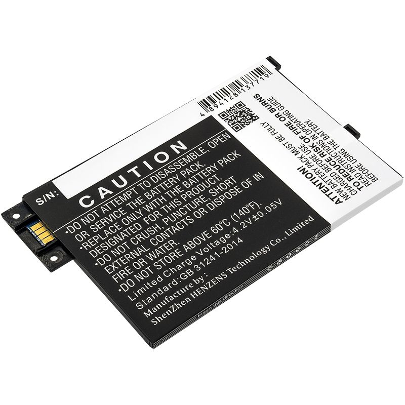 Li-polymer Battery Fits Amazon, Kindle 3, Kindle 3 Wi-fi, Kindle 3g 3.7v, 3500mah E-book & E-reader Cameron Sino Technology Limited