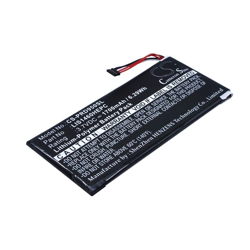 Li-Polymer Battery fits Sony, Prs-950, Prs-950sc, 3.7V, 1700mAh E-book & E-reader Cameron Sino Technology Limited