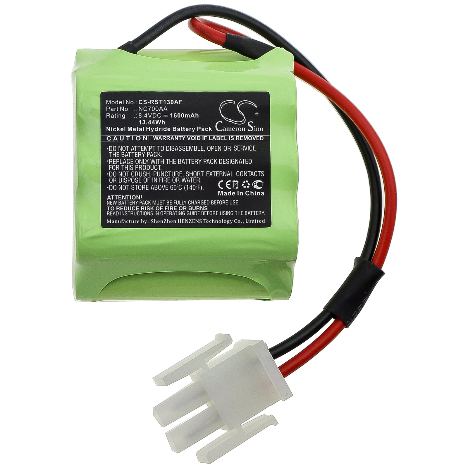 Ni-MH Battery fits Record, Ps131, Sta13 8.4V, 1600mAh Automatic Doors Cameron Sino Technology Limited