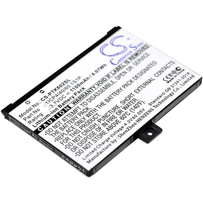 Li-ion Battery Fits Pocketbook, Pro 602, Pro 603, Pro 612 3.7v, 1100mah E-book & E-reader Cameron Sino Technology Limited