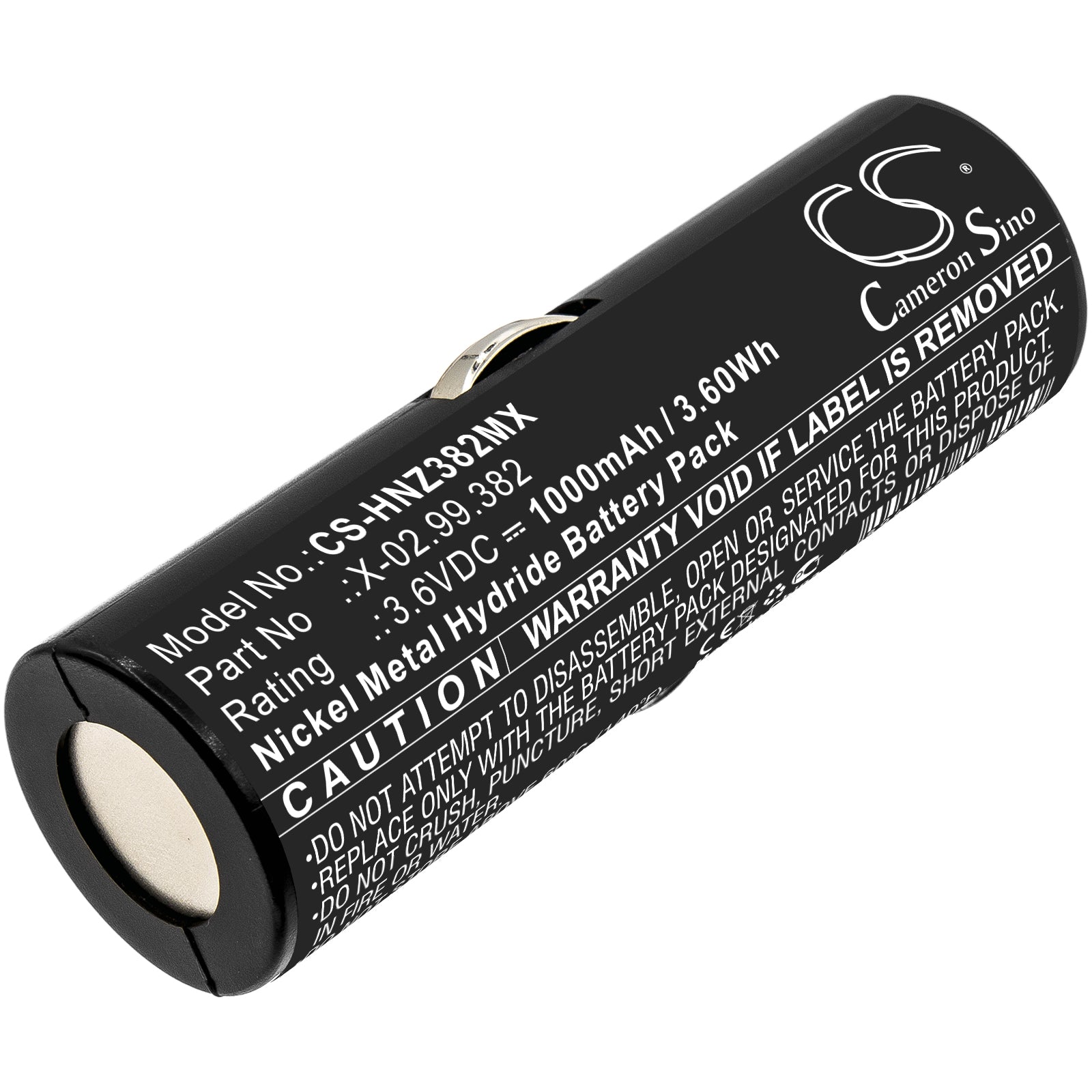 Ni-MH Battery fits Heine, Beta Handles, Ophthalmoscope Beta 200 3.6V, 1000mAh Medical Cameron Sino Technology Limited