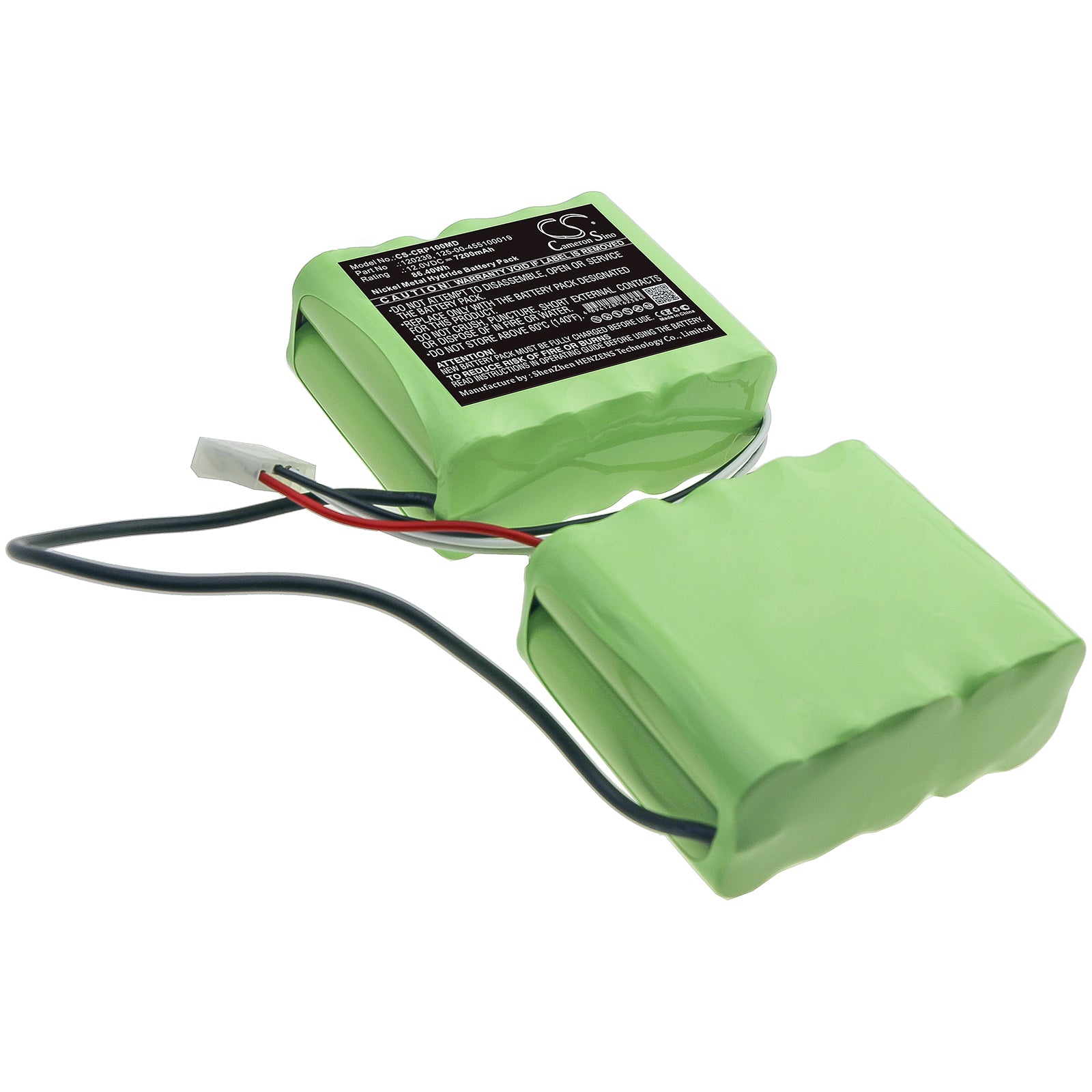 Ni-MH Battery fits Criticon, Dinamap Pro 1000 12.0V, 7200mAh Medical Cameron Sino Technology Limited