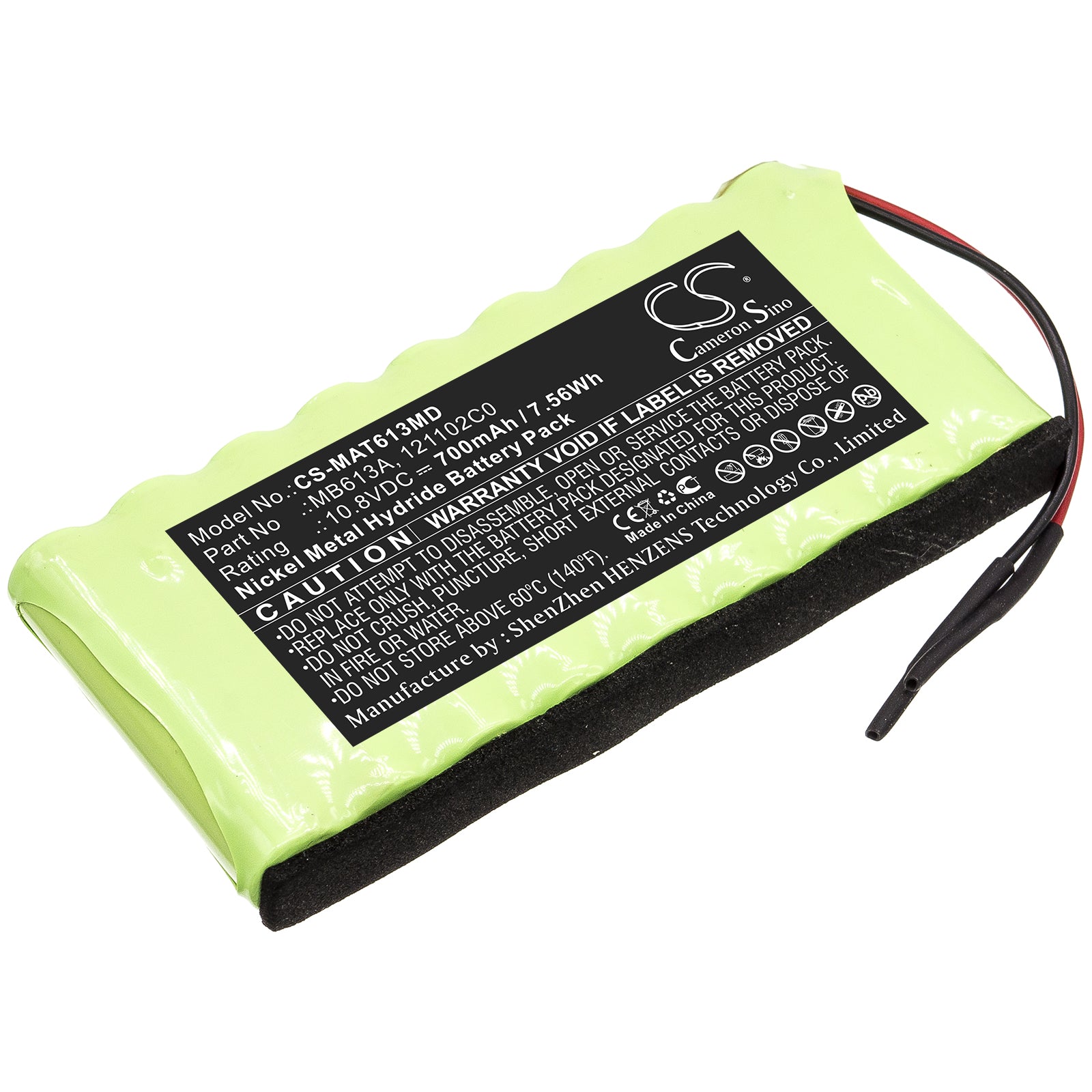 Ni-MH Battery fits Maquet, 121102c0, Operating Table Remote 10.8V, 700mAh Medical Cameron Sino Technology Limited