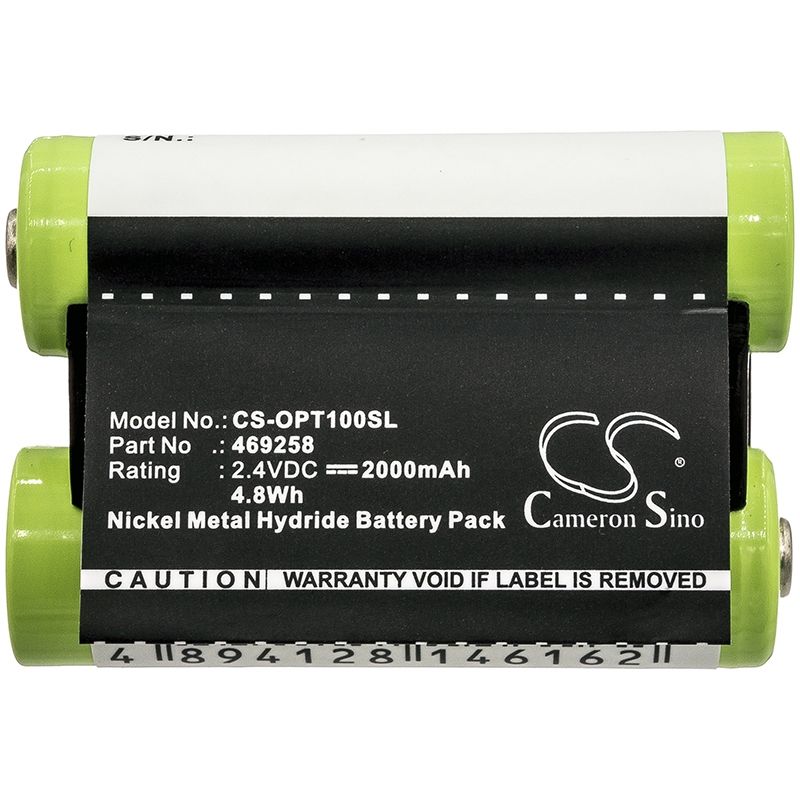 Ni-MH Battery fits Optelec, Compact Plus, Compact+, 2.4V, 2000mAh Electronic Magnifier Cameron Sino Technology Limited