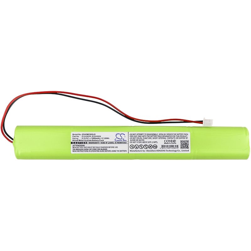 Ni-MH Battery fits Lithonia, Bbat0043a, Elb B003, Elb B004 9.6V, 1800mAh Emergency Lighting Cameron Sino Technology Limited