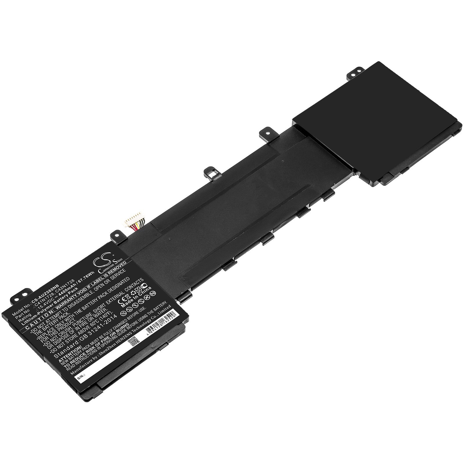 Li-Polymer Battery fits Asus, 5500ve, Ux550gd 15.4V, 4400mAh Notebook & Laptop Cameron Sino Technology Limited